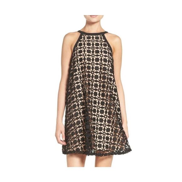 Lace Trapeze Dress Sz Small - Picture 1 of 8